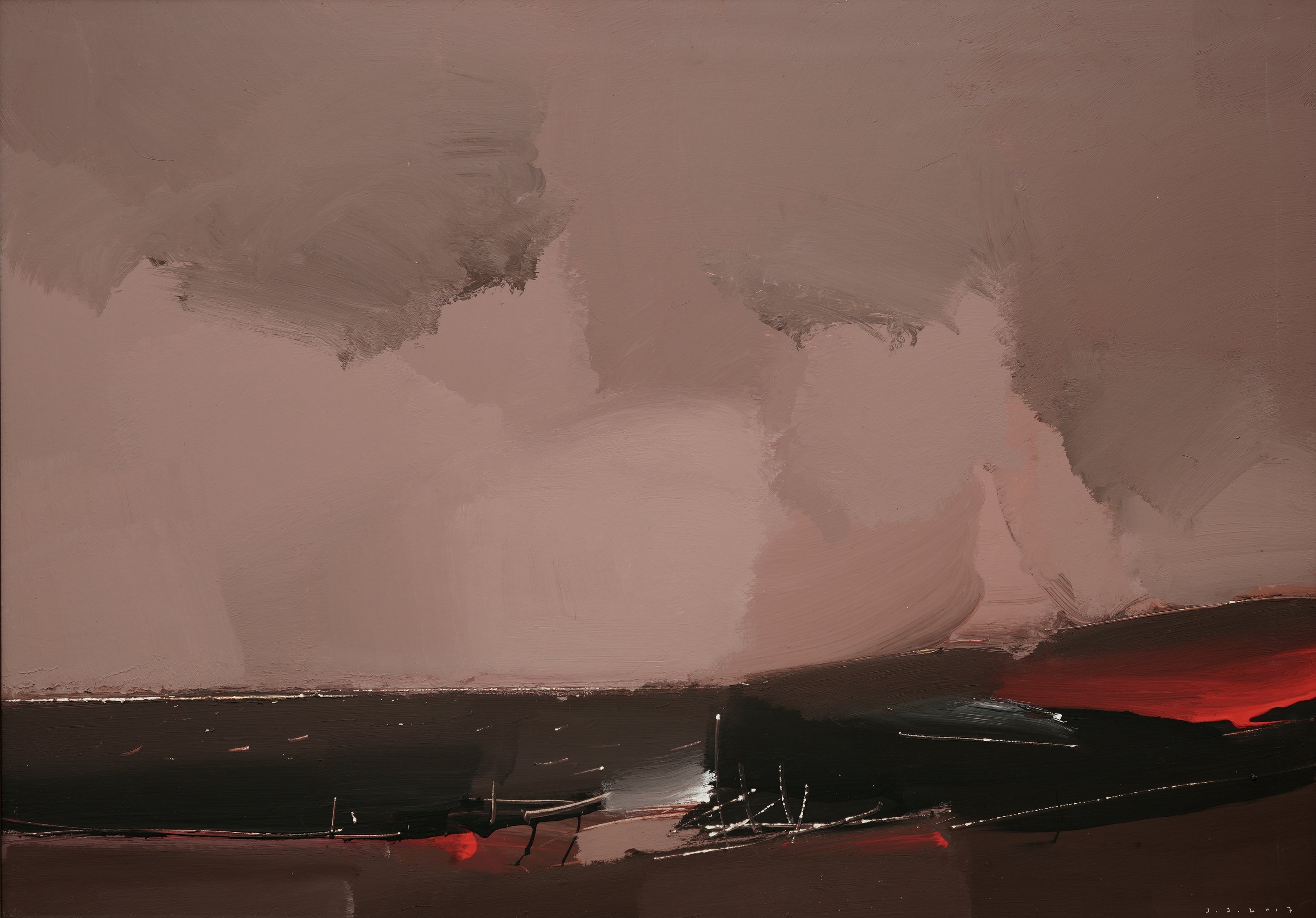 Пейзаж с лодками _ Ахра Аджинджал