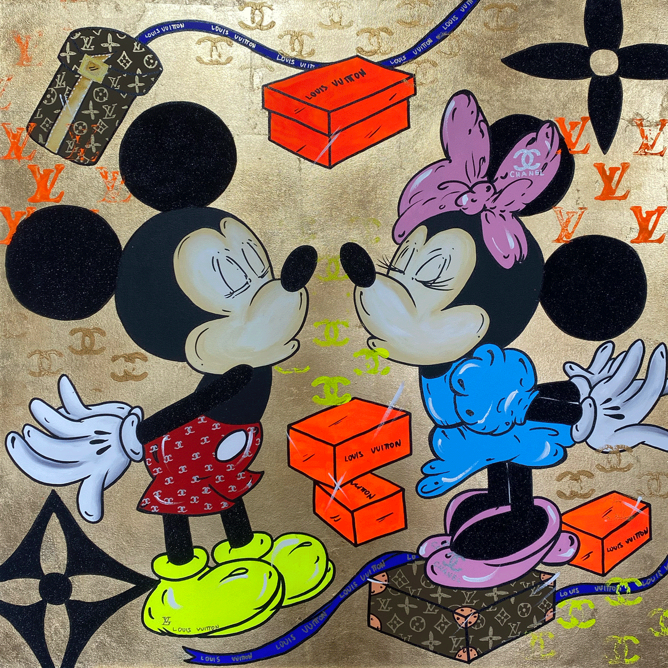 Golden Heartbets of love